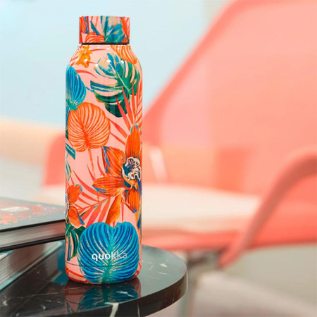 Quokka Solid - Rozsdamentes acél termikus palack 630 ml (Orchidea rózsaszín)