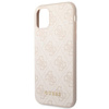 Guess 4G Metal Gold Logo - pouzdro pro iPhone 11 (růžové)