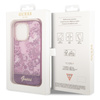 Guess Porcelain Collection - pouzdro pro iPhone 14 Pro Max (fuchsiová)
