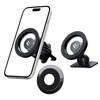 Spigen MFT13 Magnetic Dashboard & Vent Car Mount - Magnetic Car Holder MagSafe (Black)