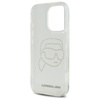 Karl Lagerfeld IML Rhinestones Karl Head - pouzdro pro iPhone 16 Pro Max (transparentní)