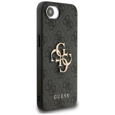 Guess 4G Big Logo - Coque pour iPhone 16e (noir)