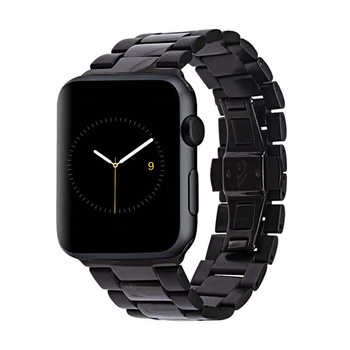 Case-Mate Linked - Stainless Steel Strap for Apple Watch 42/44/45/49 (Black Glossy/Space Grey Matte)