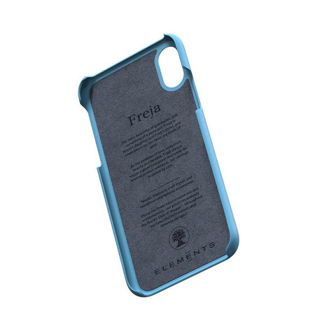 Nordic Elements Saeson Freja - Materiál pouzdra iPhone Xs / X (Petrol)