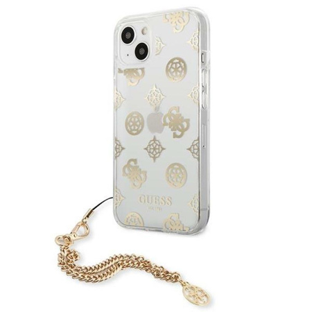 Guess Peony Chain Handle - iPhone 13 tok (arany)
