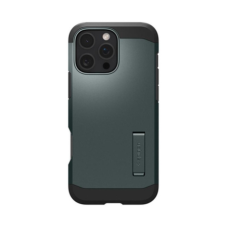 Spigen Tough Armor MagSafe - Coque pour iPhone 16 Pro (Abyss Green)