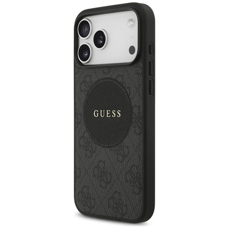 Guess 4G Circle Classic Logo MagSafe – Case iPhone 17 Pro Max (Black)