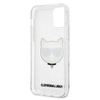 Karl Lagerfeld Choupette Head Glitter - iPhone 12 Pro Max tok (ezüst)