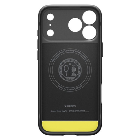 ETUI DO IPHONE 17 PRO MAX do MAGSAFE SPIGEN RUGGED ARMOR ORYGINALNE CZARNE