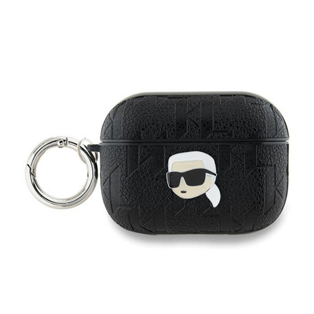 Karl Lagerfeld Monogram Karl Head - Étui AirPods Pro 2 (noir)