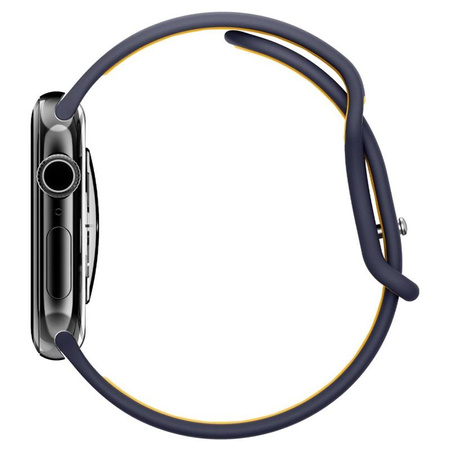 Spigen Nano Pop – Armband für Apple Watch 44/45/46/49 mm (Blaubeere Marineblau)