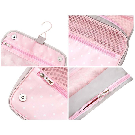 Pusheen - Foodie collection, large travel cosmetic bag with a hanging loop