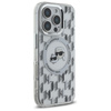 Karl Lagerfeld IML Monogram Karl & Choupette Head MagSafe - Hülle für iPhone 16 Pro (transparent)