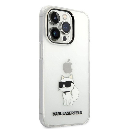 Karl Lagerfeld IML NFT Choupette - pouzdro pro iPhone 14 Pro (čiré)