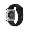 PURO ICON - Bracelet sport élastique pour Apple Watch 38/40/41 mm (S/M & M/L) (noir)