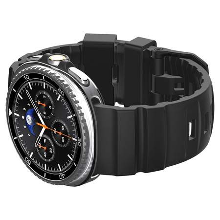 Spigen WBS2 - Szíj Samsung Galaxy Watch 8 / 8 Classic 40 / 44 / 46 mm-hez (Fekete)