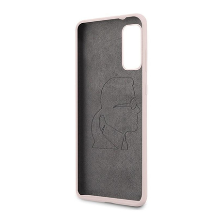 Karl Lagerfeld Fullbody Silikon Iconic - Samsung Galaxy S20 Fall (Hellrosa)