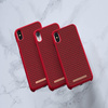 Nordic Elements Saeson Idun Idun - Anyag tok iPhone Xs Max készülékhez (piros)