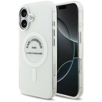 Karl Lagerfeld IML Karl RSG Logo MagSafe - Hülle für iPhone 17 (transparent)