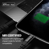 Crong Armor Link - Câble USB-C Lightning Fast Charging MFi 150cm (noir)