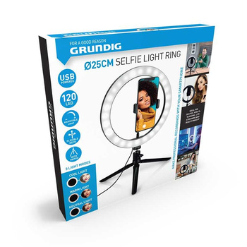 Grundig - Ring light pour photos, selfie, maquillage