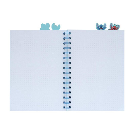ZESZYT A5 STITCH W KROPKI DLA DZIECI Disney NOTES Z PRZEKŁADKAMI