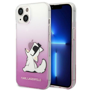 Karl Lagerfeld Choupette Fun-Sonnenbrille - iPhone 14 Etui (rosa)