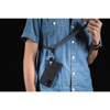 Moshi Altra - Tasche mit abnehmbarem Schlüsselband iPhone 13 mini (antibakterielles NanoShield™) (Blau)