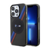 BMW Tricolor Stripes MagSafe - Schutzhülle für iPhone 14 Pro Max (Grau)