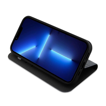 Karl Lagerfeld Saffiano Monogram - pouzdro pro iPhone 14 Pro Max (stříbrné)