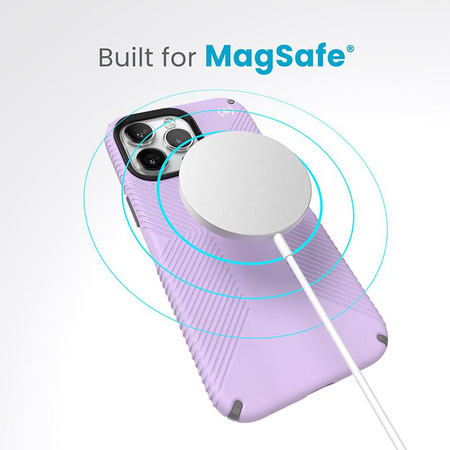 Speck Presidio2 Grip Magsafe - Etui iPhone 15 Pro Max (Spring Purple / Cloudy Grey / White)