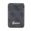 Guess Wallet Cardslot Stand MagSafe 4G Classic Logo - Magnetisches Portemonnaie mit Standfunktion (schwarz)