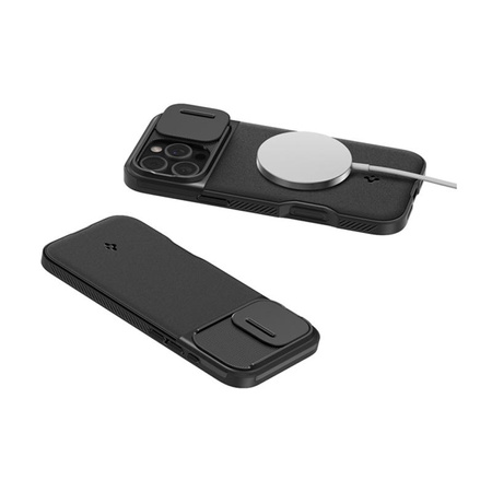 Spigen Optik Armor MagSafe - Case for iPhone 16 Pro (Black)