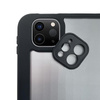 PURO Zeta Smart - Pouzdro na iPad Pro 12,9" (2022/2021/2020/2018) s odnímatelnou magnetickou klopou + držák Apple Pencil (černé)