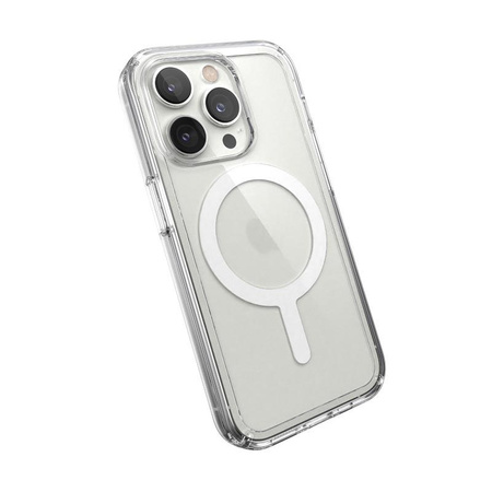 Speck Gemshell + MagSafe - pouzdro pro iPhone 14 Pro s polovičním MICROBANem (čiré)