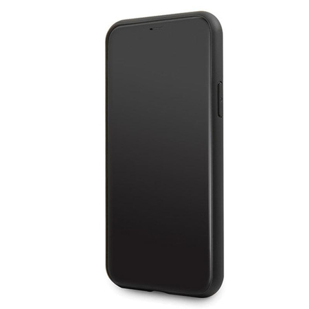 Karl Lagerfeld Iconic Embossed Glitter Case - iPhone 11 Pro Max Case (Black)