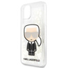 Karl Lagerfeld Glitter Glowdark Ikonik - Etui iPhone 11 Pro Max