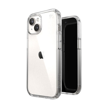 Speck Presidio Perfect-Clear - Hülle für iPhone 16e / iPhone 15 / iPhone 14 / iPhone 13 (Transparent)