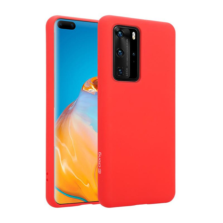 Crong Color Cover - Huawei P40 Pro Case (Red)