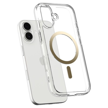 ETUI DO IPHONE 17 do MAGSAFE SPIGEN ULTRA HYBRID ORYGINALNE PRZEZROCZYSTE