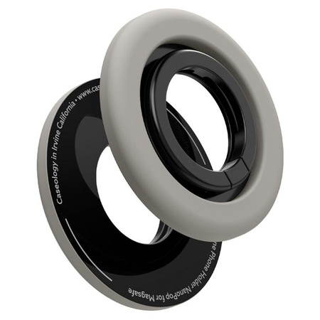 Spigen Nano Pop MagSafe Phone Ring - Magnetický držák na prst s funkcí stojánku (Truffle Grey)