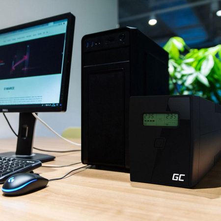 Green Cell - UPS 1000VA 600W Power Proof UPS