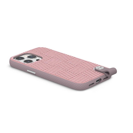 Moshi Altra - Case with detachable lanyard iPhone 13 Pro (anti-bacterial NanoShield™) (Pink)