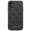 Guess 4G fém arany logó - iPhone 11 tok (szürke)