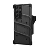 ZIZO BOLT Series - Armored case for Samsung Galaxy S22 Ultra with 9H glass for screen + holder with stand (black)