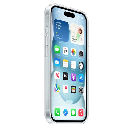 Apple Klarsichthülle - MagSafe Hülle für iPhone 15 (Klar)