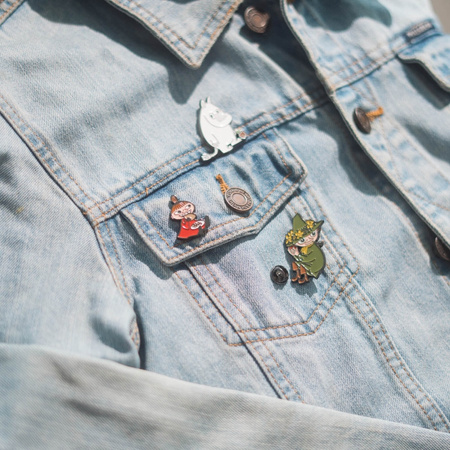 Moomins - Set of 4 Pins for Clothes or Backpack