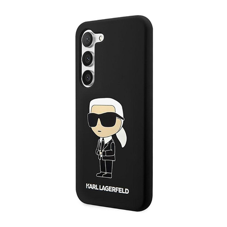 Karl Lagerfeld Silicone NFT Ikonik - Etui Samsung Galaxy S23+ (czarny)