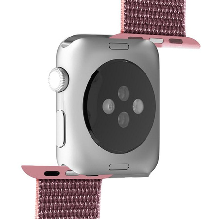 PURO Nylon - Řemínek pro Apple Watch 38/40/41 mm (Růžová)