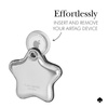 Kate Spade New York Charm Keychain - Ochranné pouzdro s přívěskem pro Apple AirTag (Hvězda)